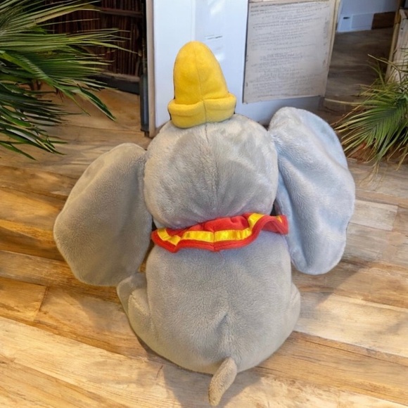 DISNEY Dumbo Plush Stuffed Animal - Super Soft, Circus Outfit, Collectible Toy - Picture 3 of 5